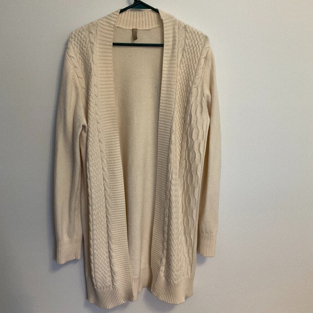 OS, Long, Cream coloured Knit Sweater